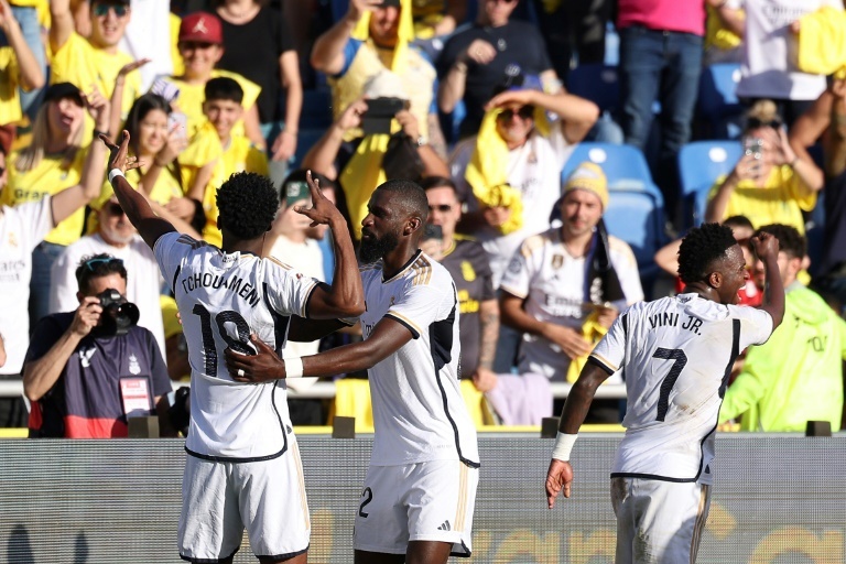 Tchouameni grabs Real Madrid late win at Las Palmas to top Liga