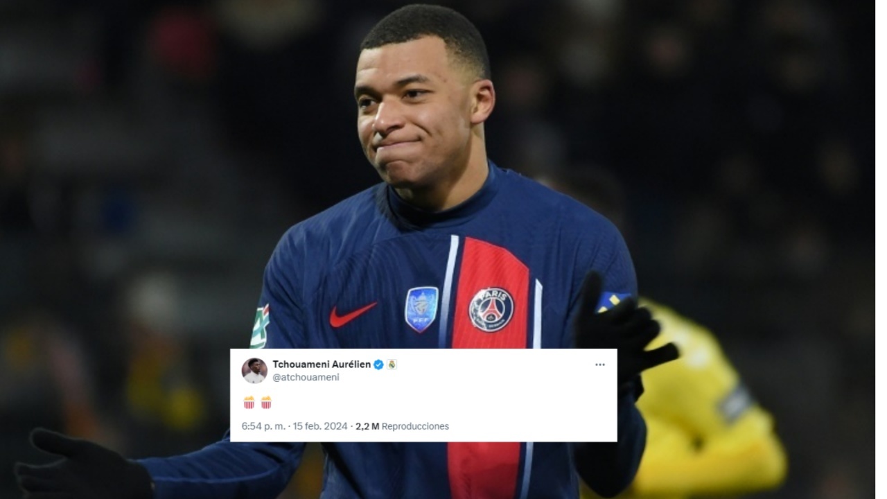 Madrid's Aurelien Tchouameni grabs some popcorn as Madrid close in on Mbappe