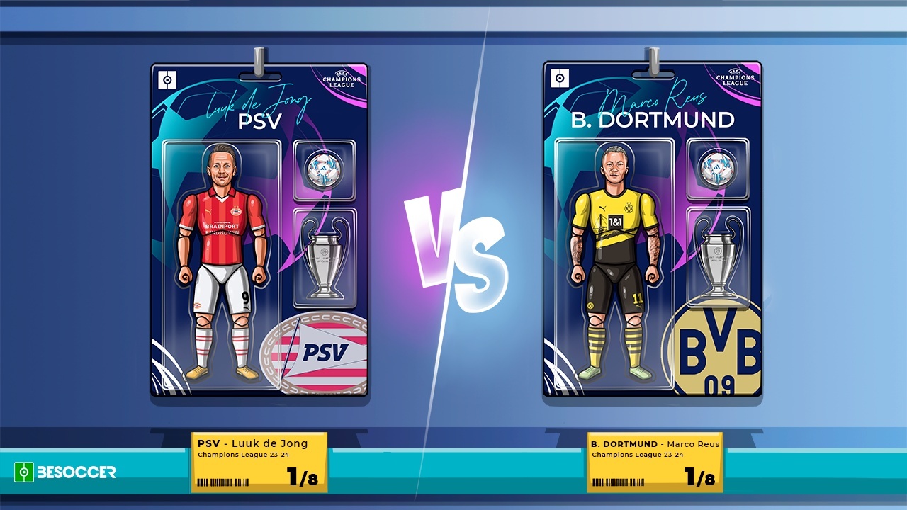 Possible lineups for PSV v Borussia Dortmund