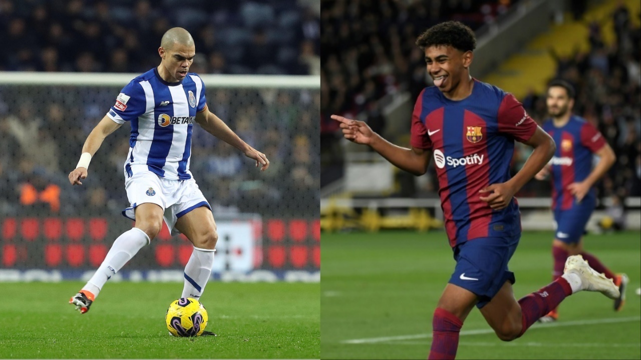 Porto's Pepe and Barca gem Lamine Yamal make Champions League history