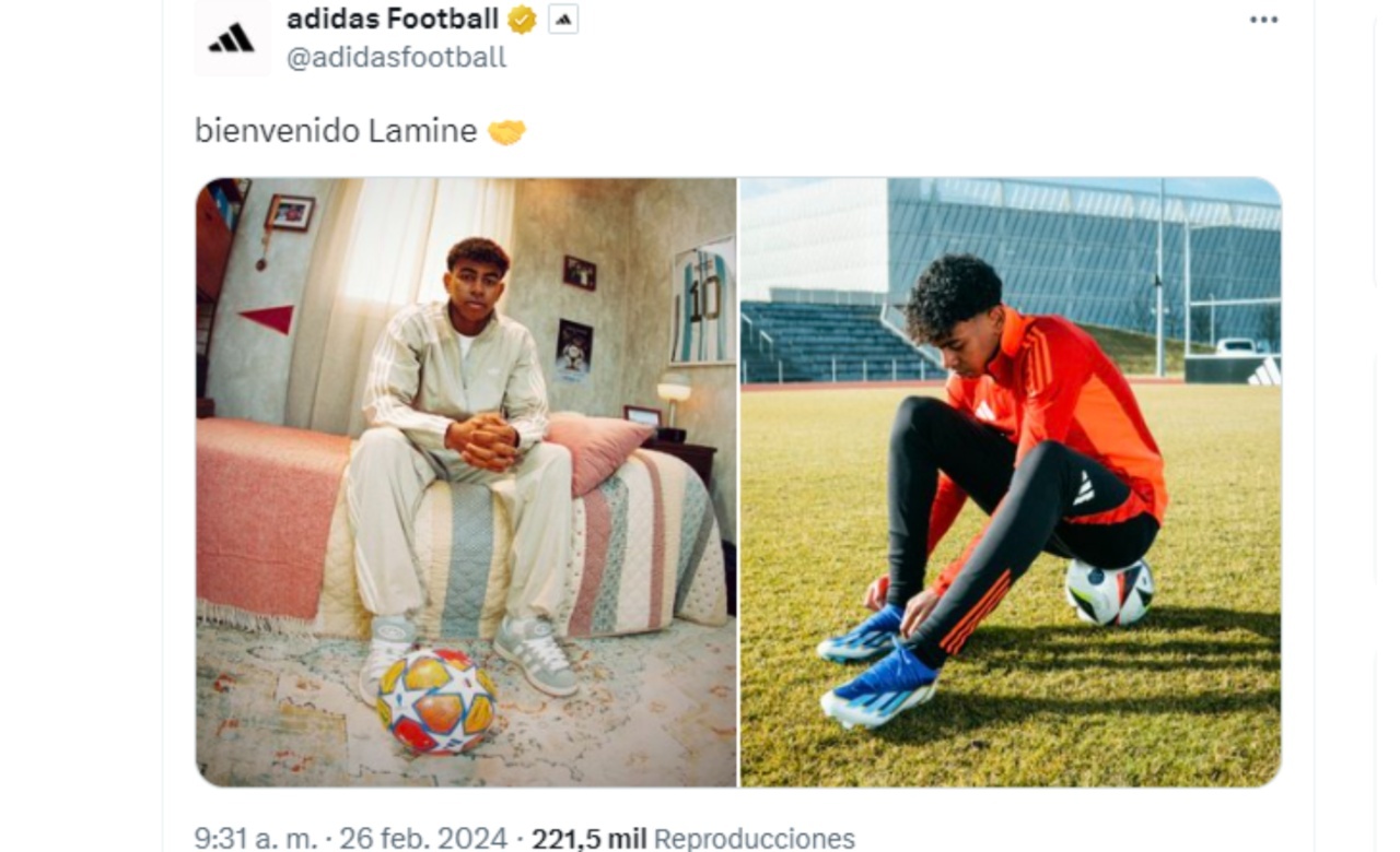 Lamine Yamal signs sponsorship deal with Adidas