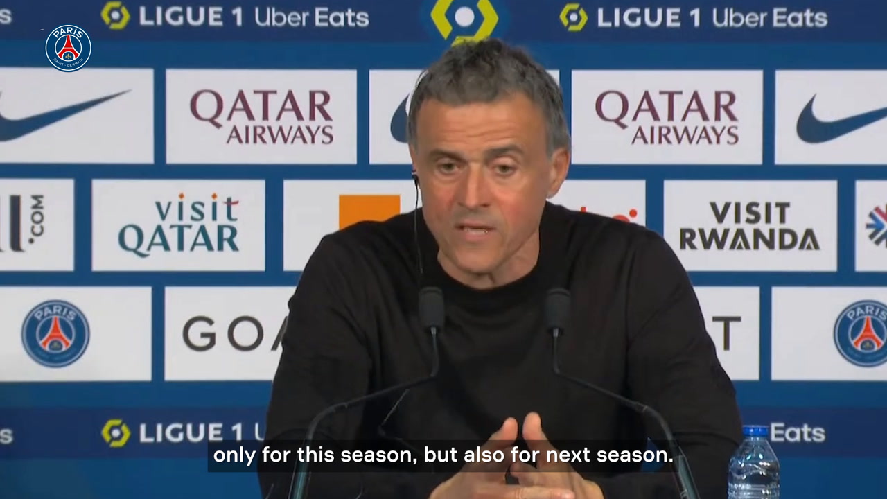 VIDEO: PSG will have to get used to 'playing without Mbappe', says Luis Enrique
