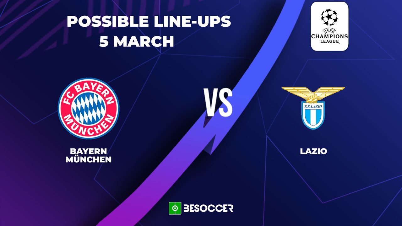 Possible lineups for Bayern Munich v Lazio