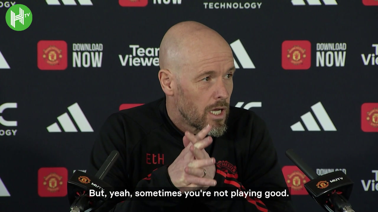 VIDEO: Ten Hag admits Man Utd inconsistency, but says: "The trend is positive"