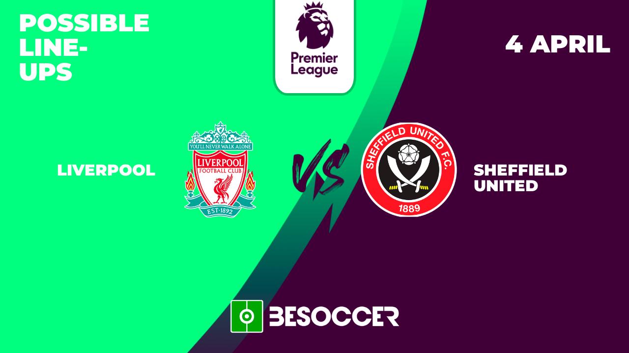 Confirmed lineups for Liverpool v Sheffield United match