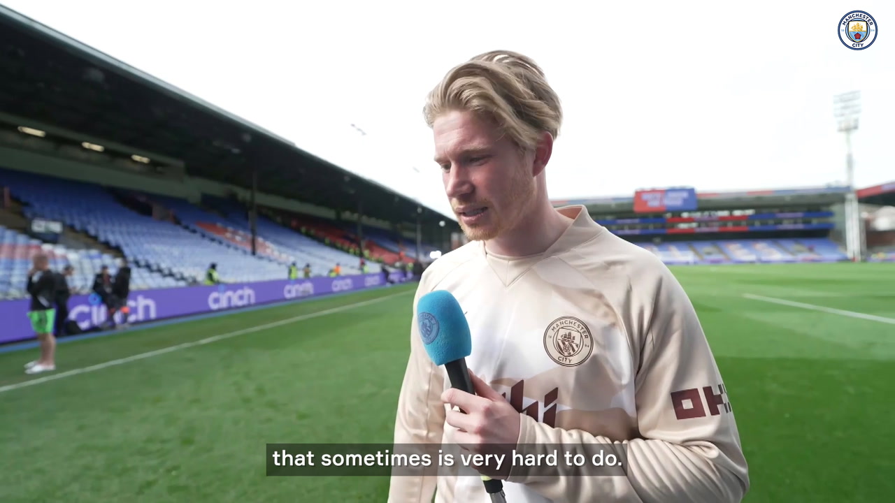 VIDEO: De Bruyne hails Rico Lewis' performances in midfield