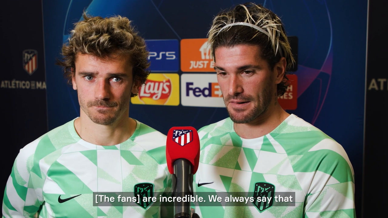 VIDEO: Griezmann and De Paul on Atletico’s first leg win vs Dortmund