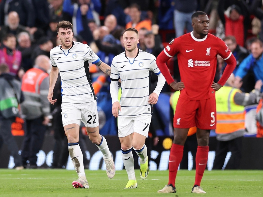 Liverpool on brink of Europa League exit after Atalanta romp at Anfield