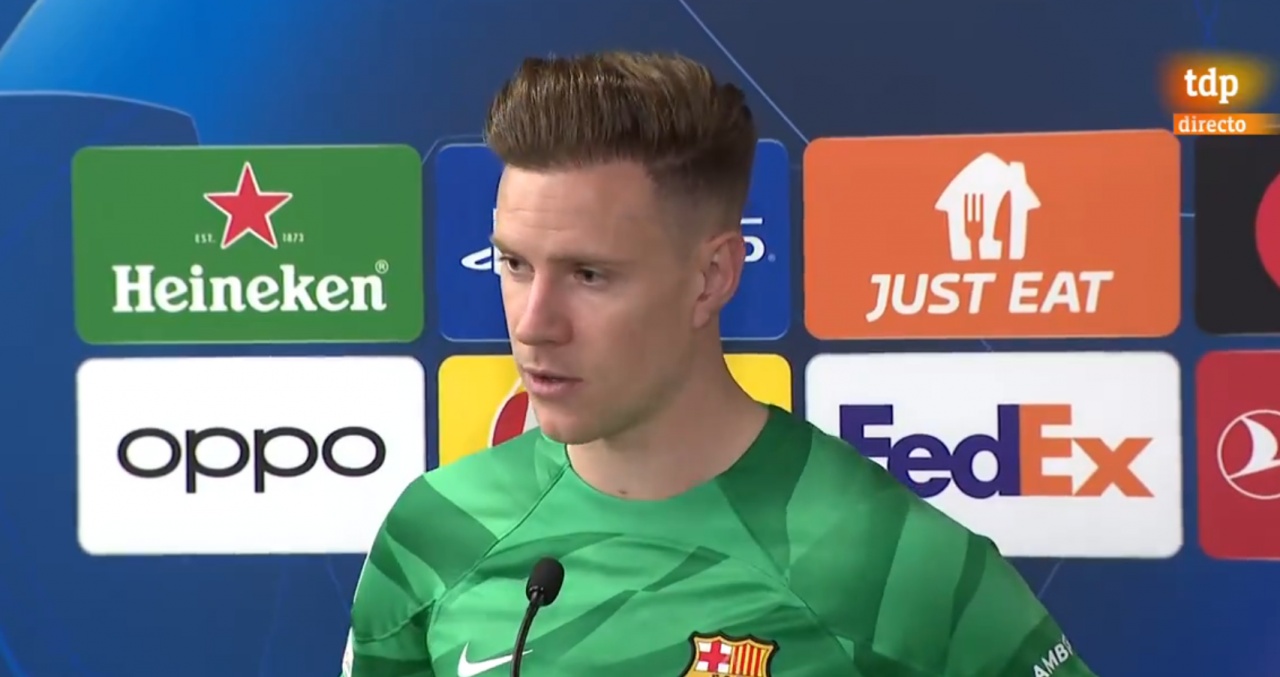 Ter Stegen braces Barca for La Liga title bid after Champions League exit