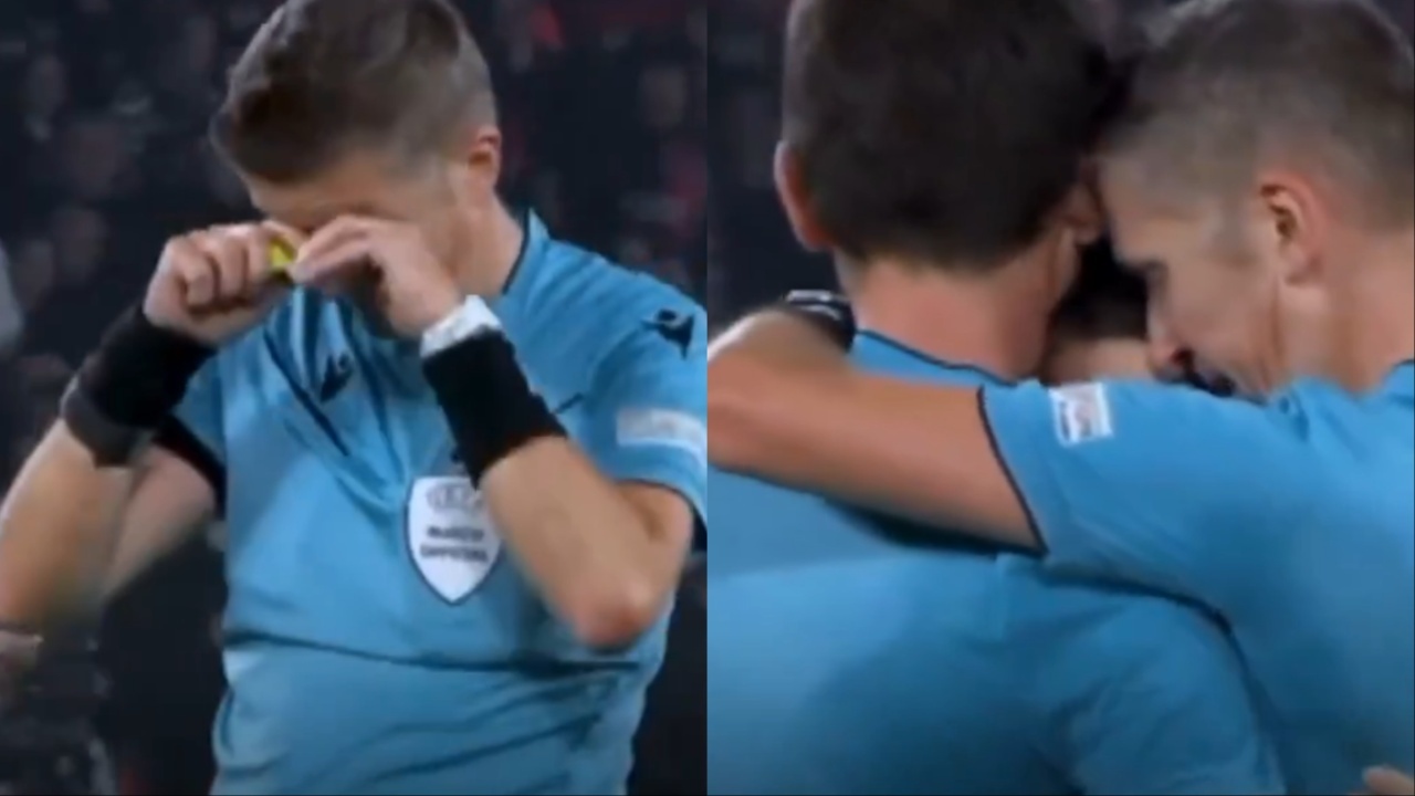 Dortmund-PSG referee ended the match in tears
