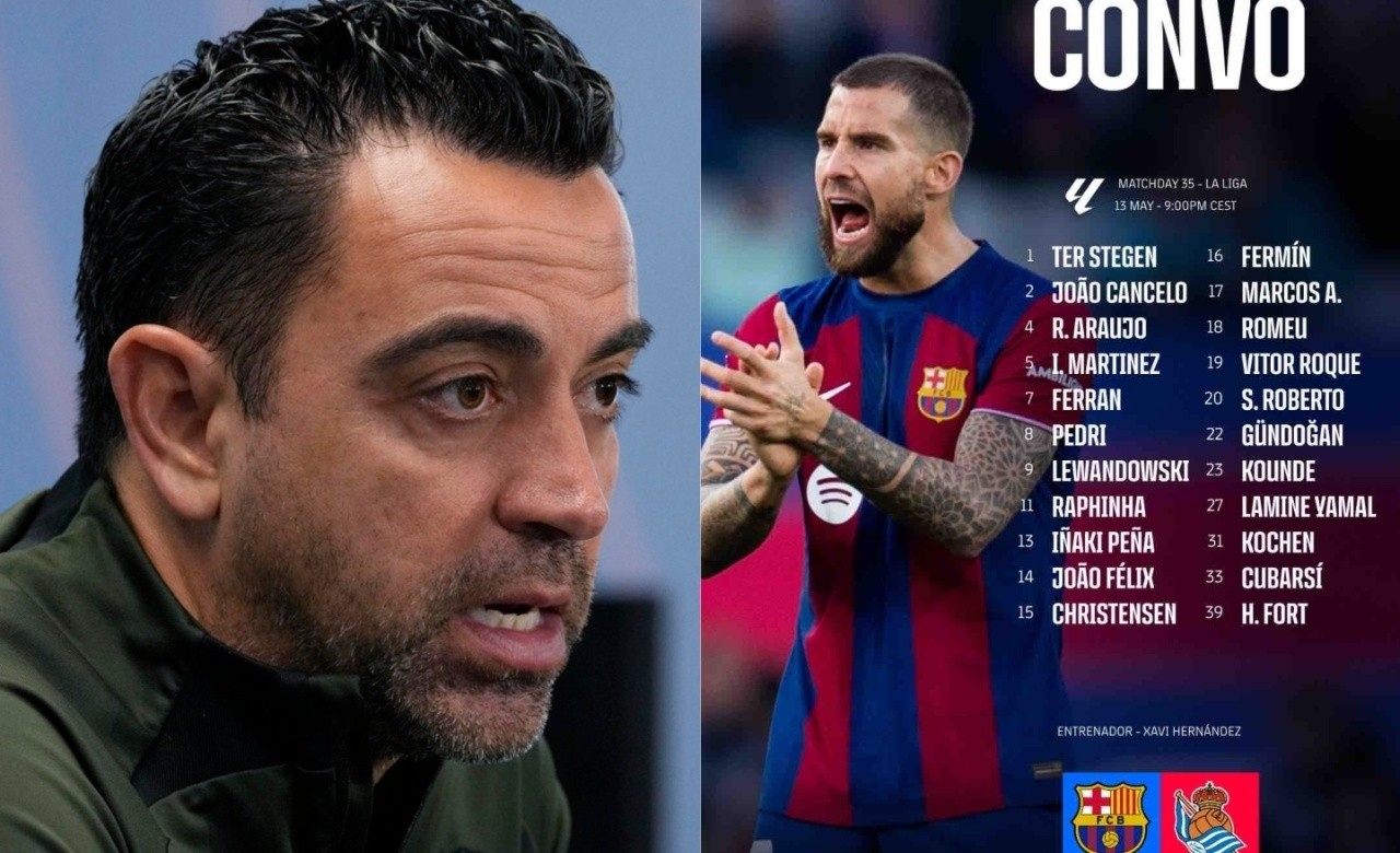 No surprises in Barca's squad list for Real Sociedad clash