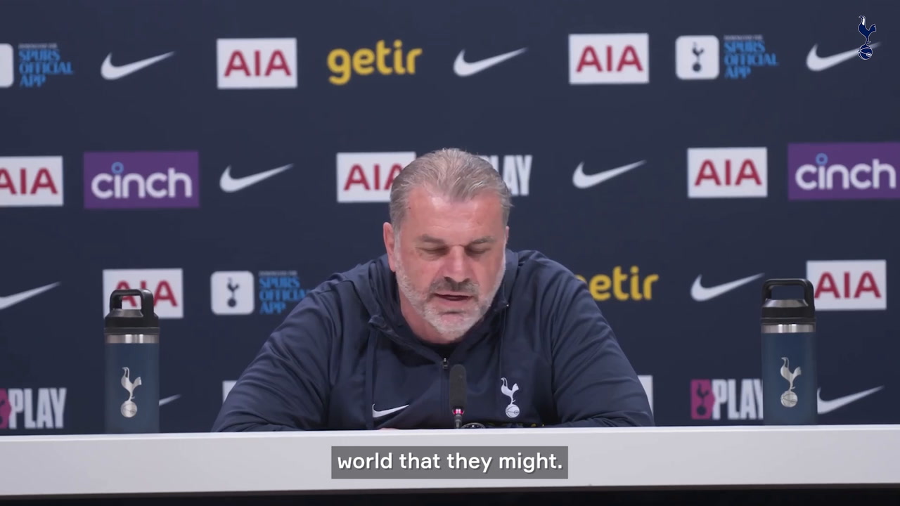 VIDEO: Postecoglou doesn't understand Spurs fans who want them to lose to City