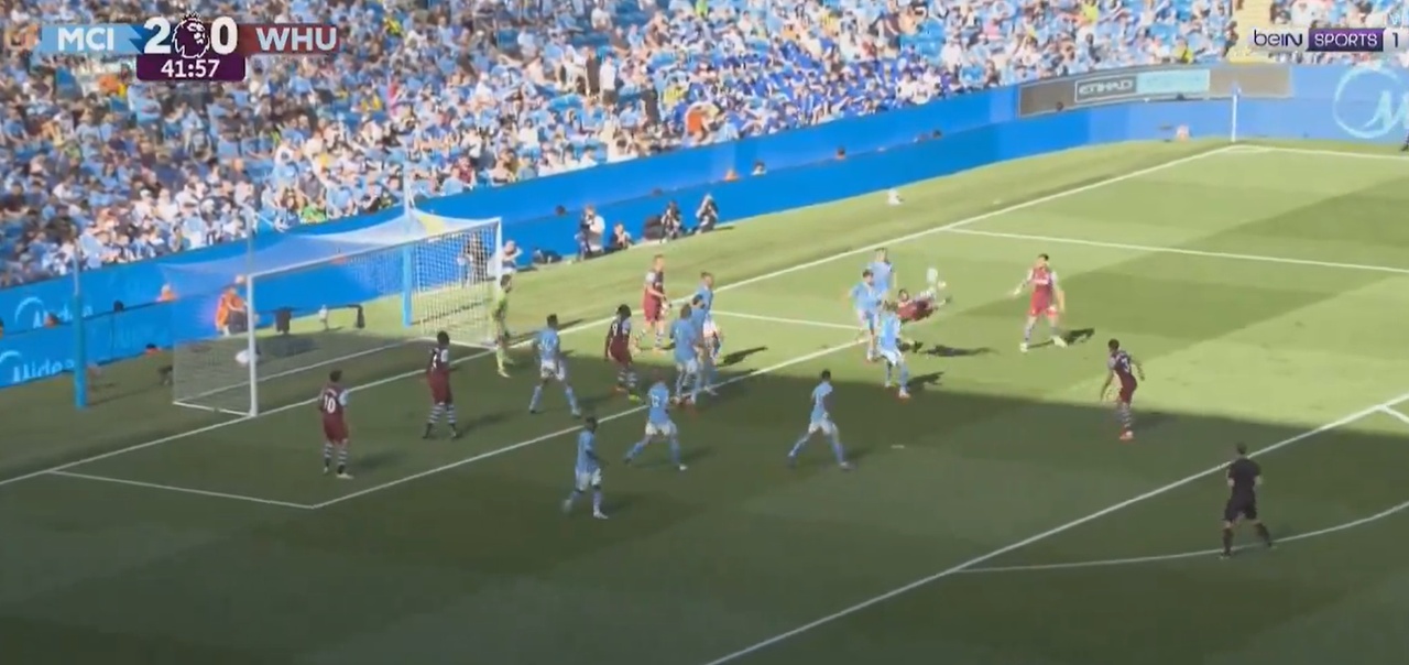 Kudus' bicycle-kick goal catches Man City defence off guard