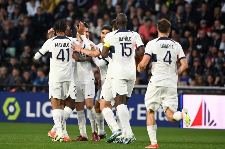 Mbappe-less PSG win final Ligue 1 game