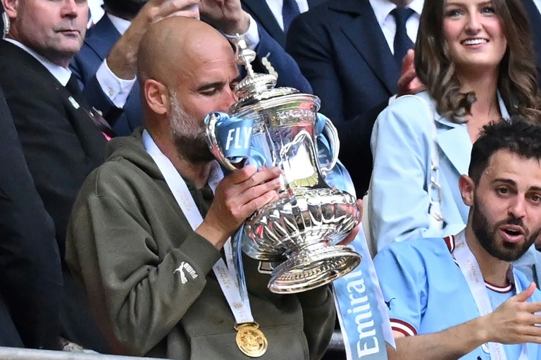 Guardiola voices 'huge respect' for Man Utd's Ten Hag on eve of FA Cup final