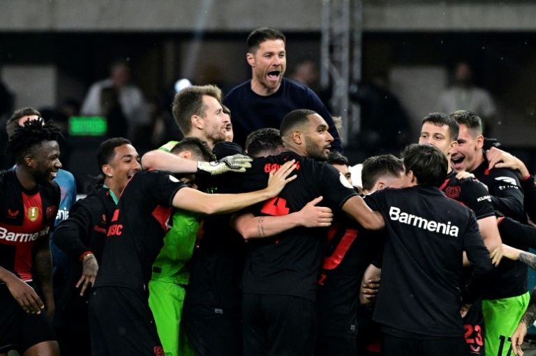 Xhaka scores as 10-man Leverkusen lift German Cup to claim a first double