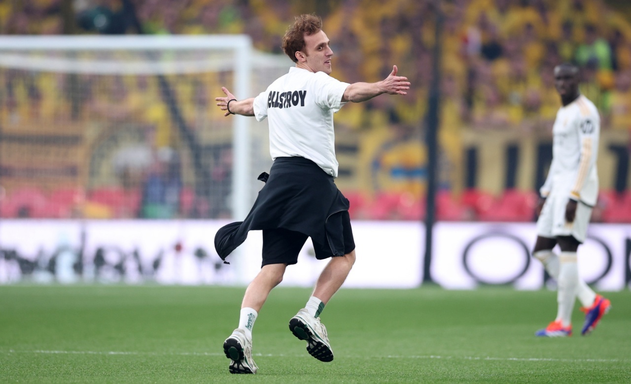 Wembley pitch invaders arrested