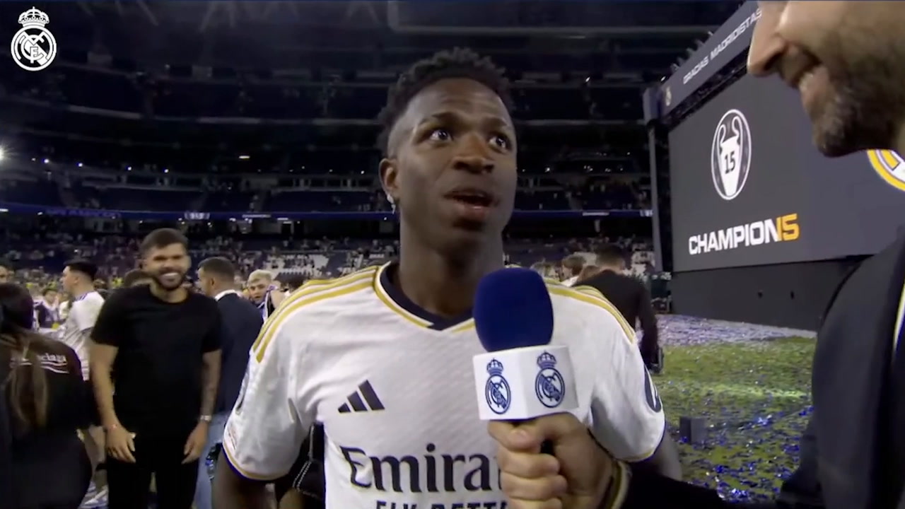 VIDEO: 'I want to experience this many times,' says Vinicius