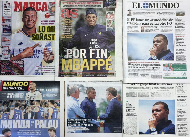 Mbappe arrival ignites Madrid fans and press