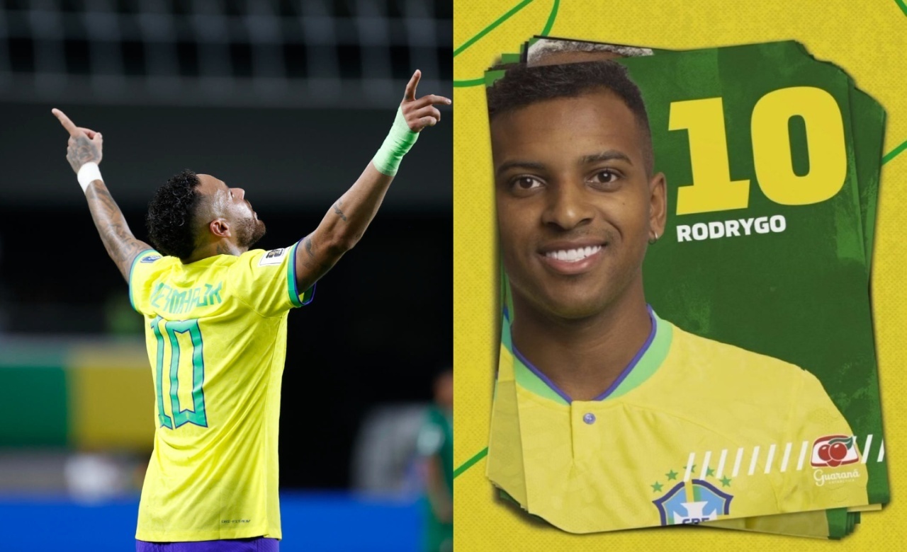Rodrygo will take Neymar's No. 10 at the Copa America