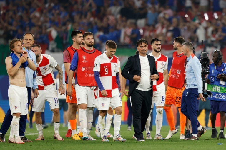 Croatia boss Dalic angered by length of added time in Italy draw