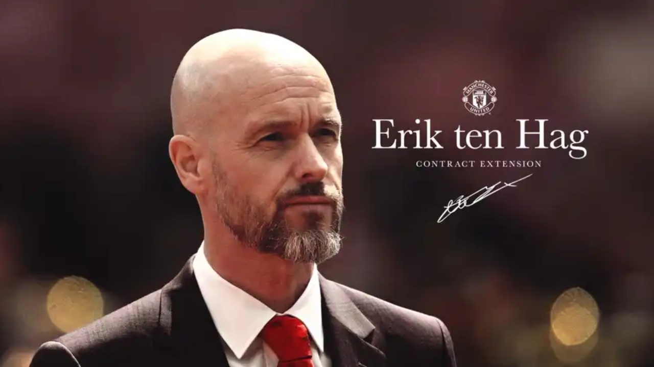 OFFICIAL: Erik ten Hag extends Man Utd contract