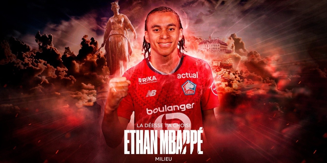 OFFICIAL: Ethan Mbappe signs for Lille