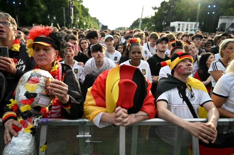 Heartbreak for Germany fans after dramatic Euros exit