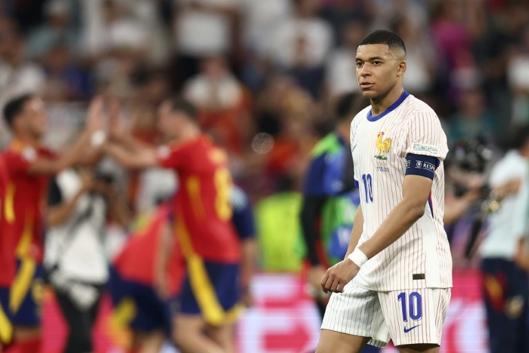 Maskless Mbappe upstaged in France Euro 2024 semi-final defeat