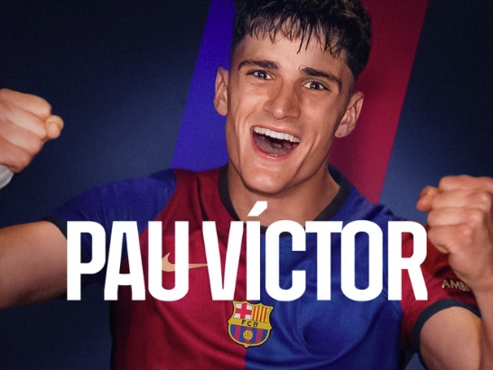 OFFICIAL: Pau Victor becomes Barcelona's first summer signing
