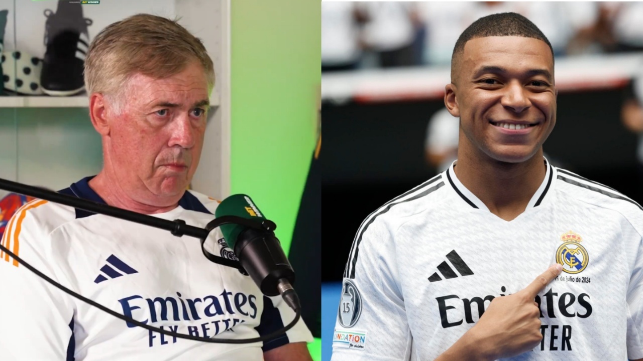 Carlo Ancelotti reveals how Mbappe will fit in Real Madrid attack