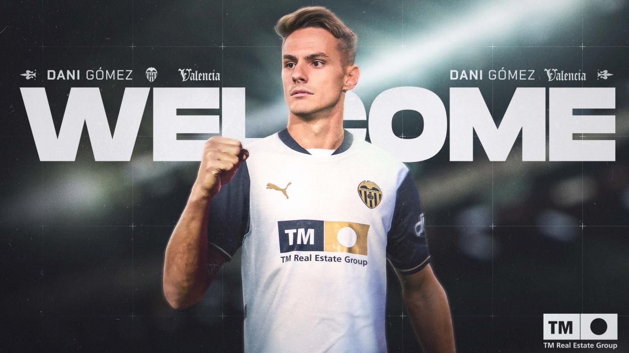 OFFICIAL: Levante striker Dani Gomez joins Valencia on loan