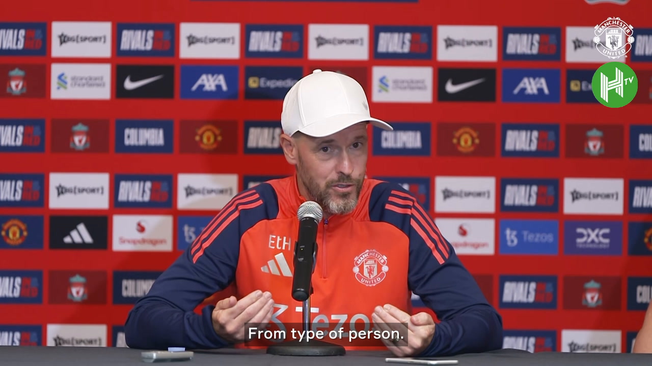 VIDEO: "Very pleased to work with him" - Ten Hag on McTominay