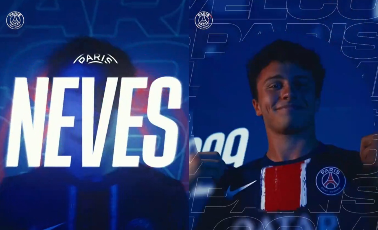 OFFICIAL: PSG sign Benfica midfielder Joao Neves