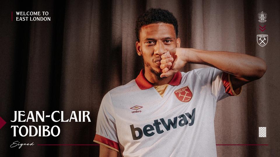 OFFICIAL: Jean-Clair Todibo becomes new West Ham signing