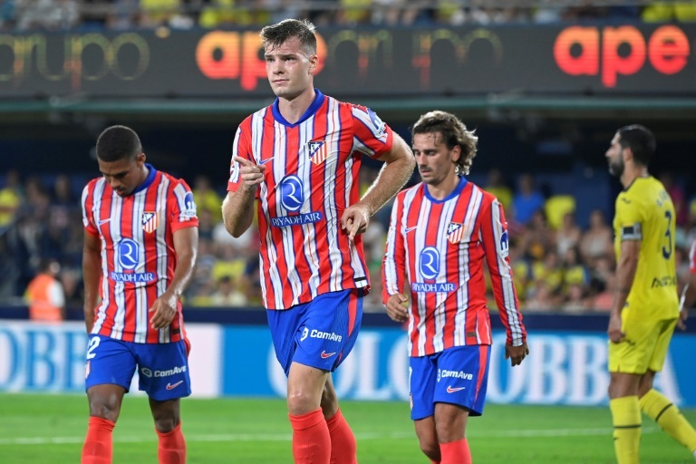 Atletico twice fight back in Villarreal draw