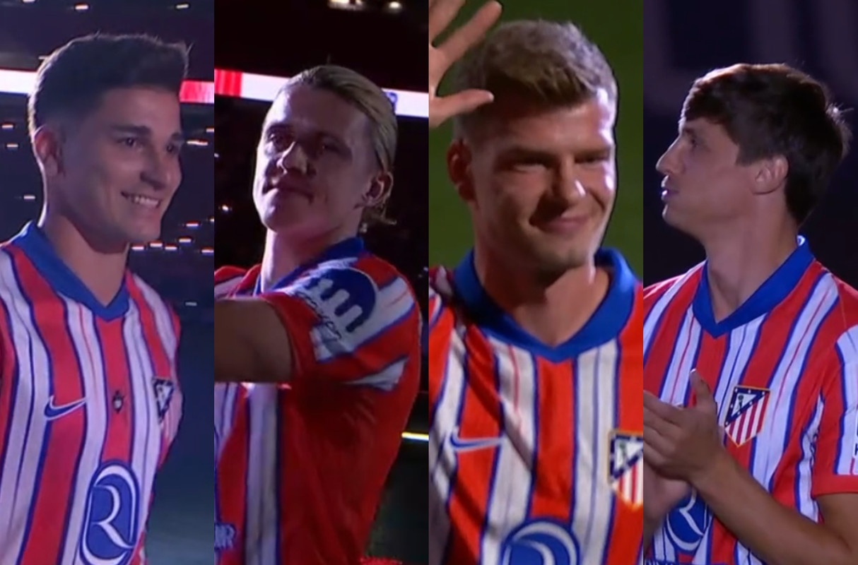 Atletico Madrid stellar signings presented to their new fans