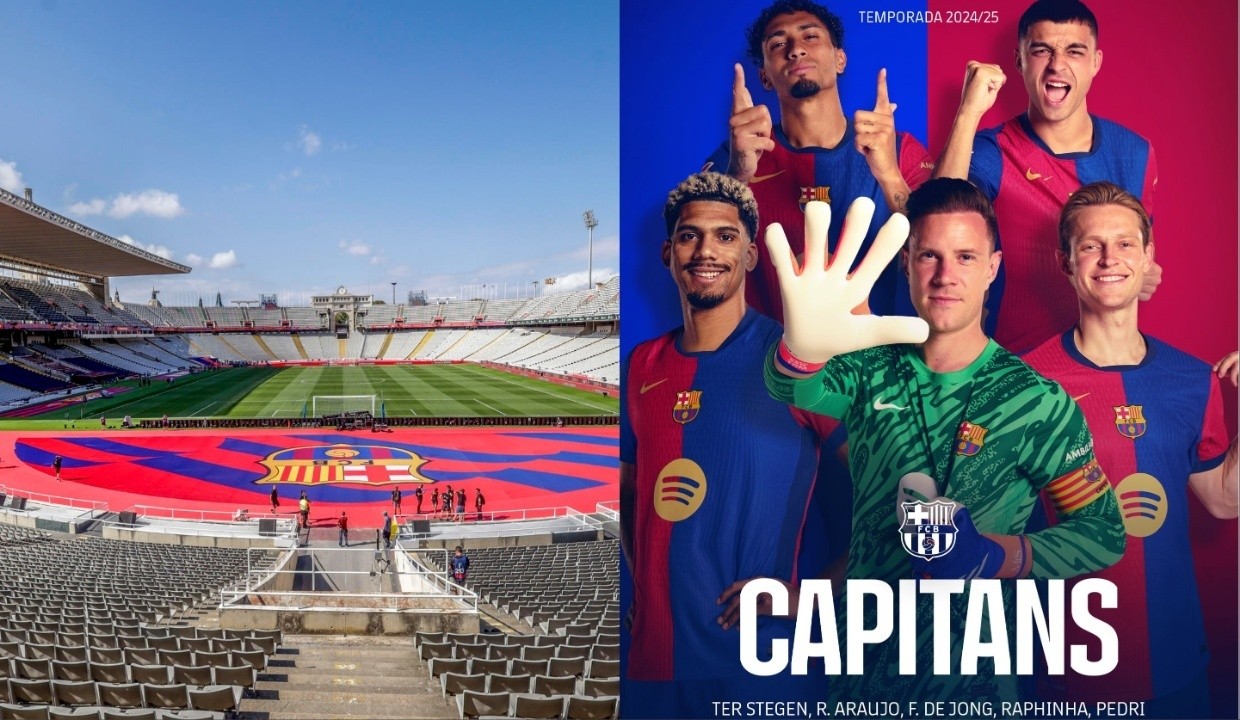 Barcelona select their five captains for 2024/25 term