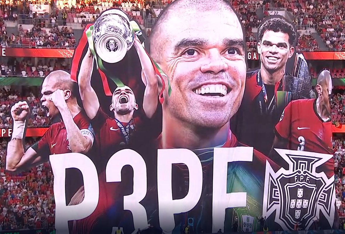 Pepe receives a tribute worthy of his legendary status