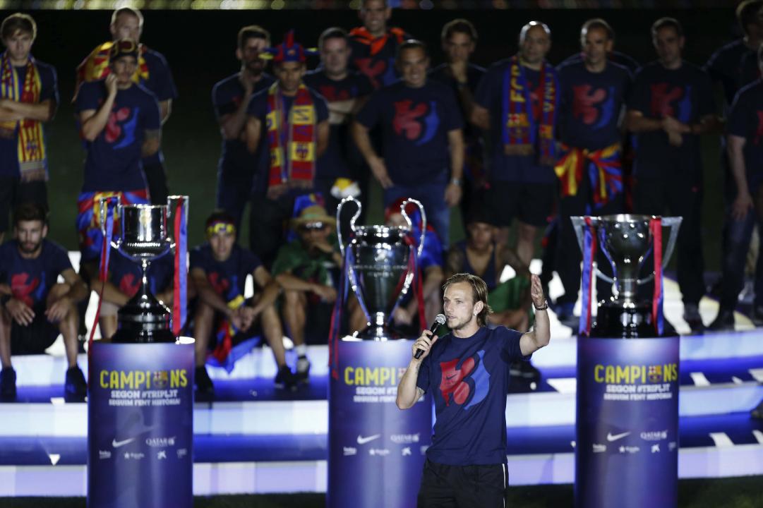 Barcelona didn't win more titles out of 'boredom', confesses Rakitic