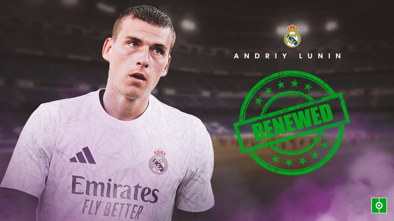 OFFICIAL: Lunin renews Real Madrid contract until 2030