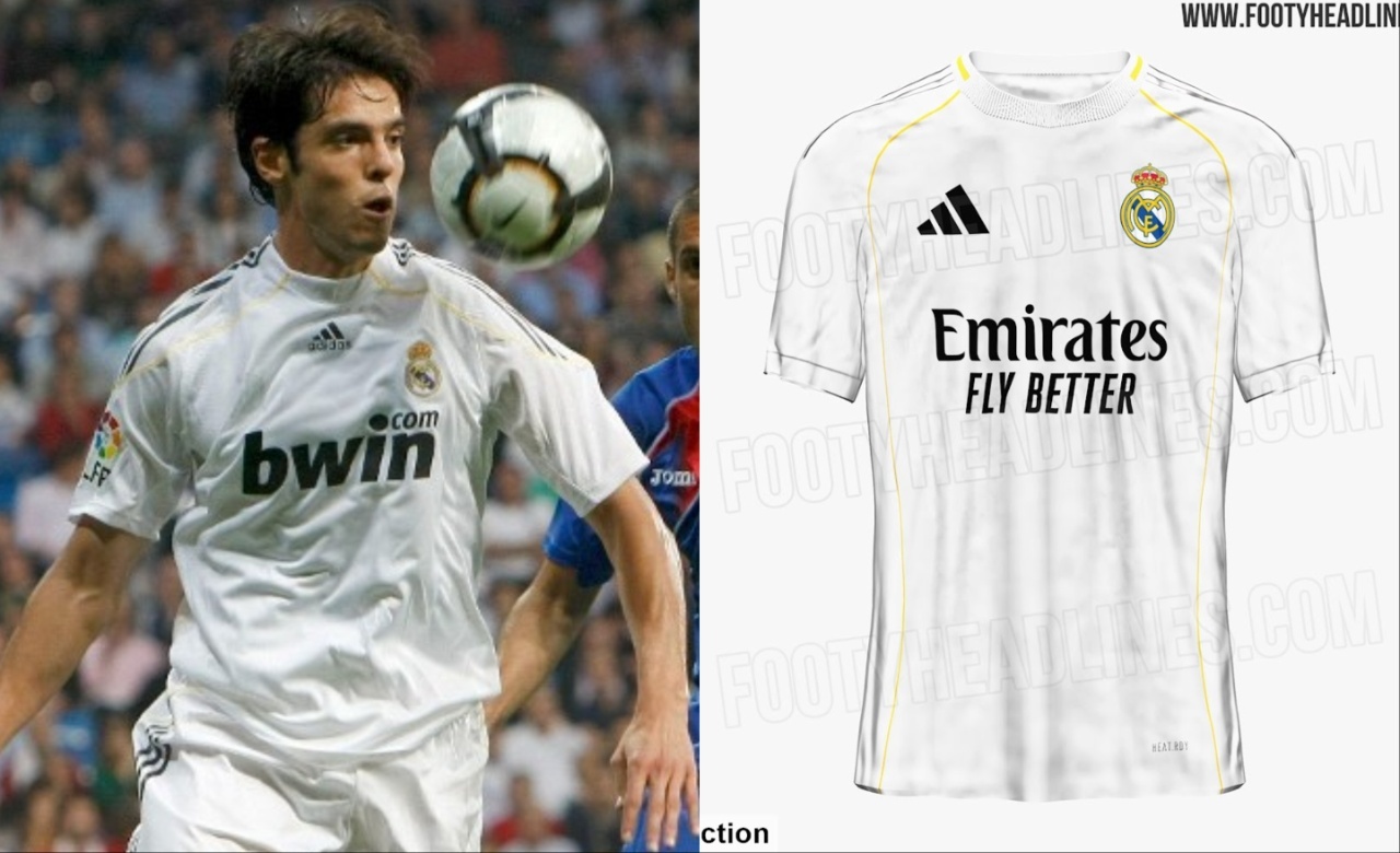 Madrid's 25-26 jersey would be like the first one worn by Cristiano and Kaka