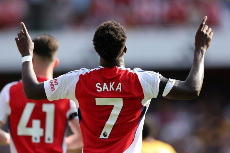 Saka sets Premier League record with latest assist