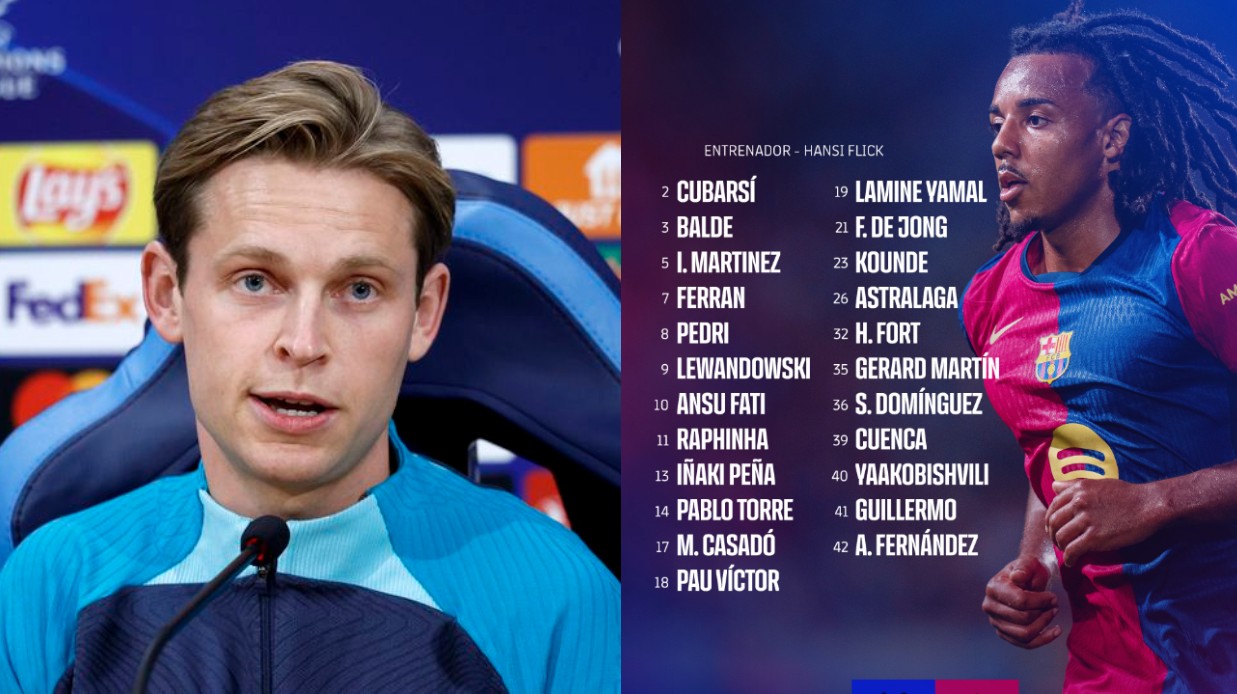 Barcelona squad list for Young Boys UCL clash