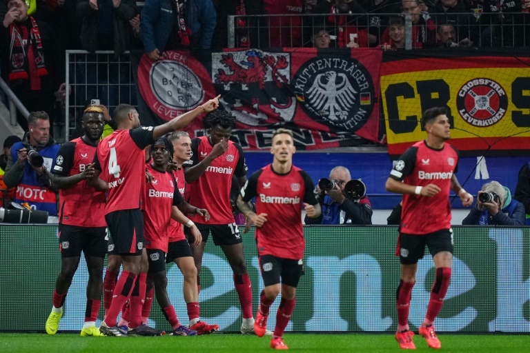 Bayer Leverkusen hold on to beat AC Milan in the Champions League