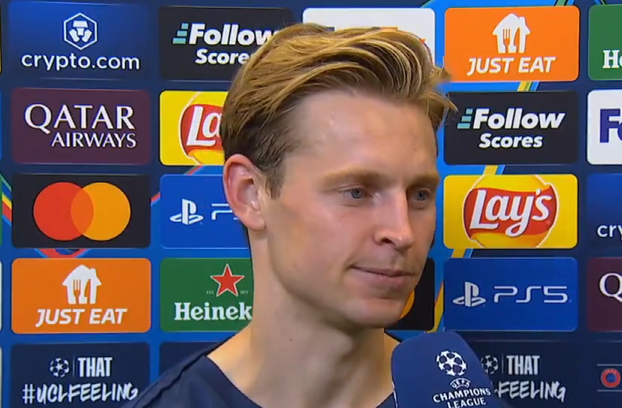 “I didn't expect it” - De Jong grateful for Barcelona fans' affection