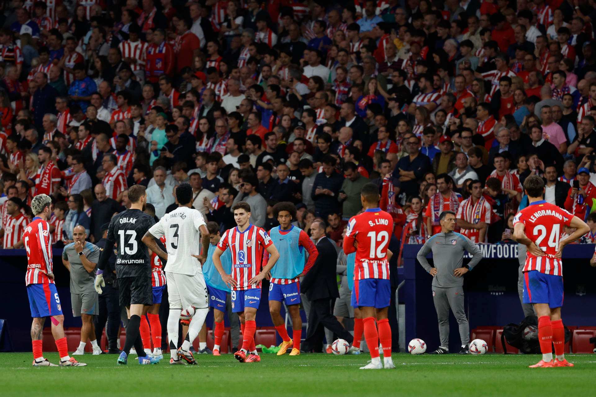 Atletico fined for derby incidents and partial closure of stadium