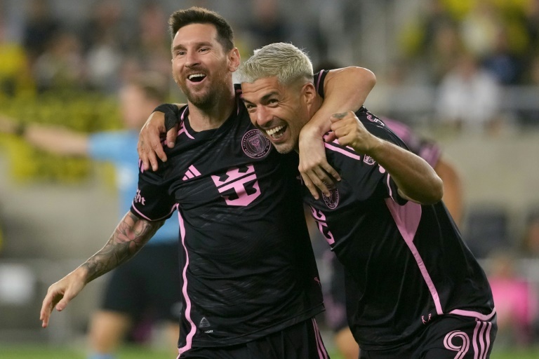 Messi scores two as Miami clinch MLS Supporters' Shield