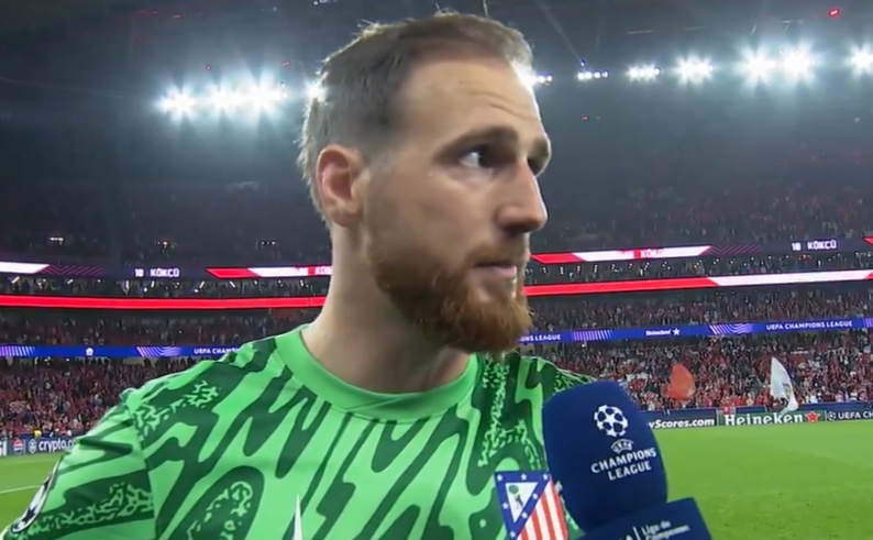 "It's a shame to lose like that," claimed Oblak