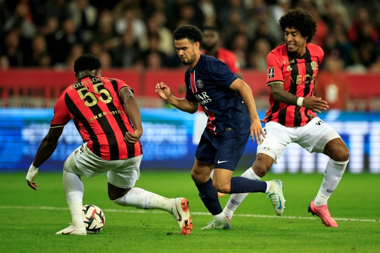 PSG held to draw by Nice, fail to reclaim top spot in Ligue 1